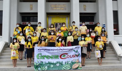 In recent years, the Thai Supreme Court has initiated the Green Court activities promoting environmental protection. Photo: Thai Supreme Court